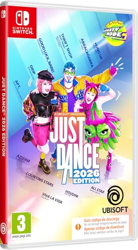 JUST DANCE 2026 (CóDIGO DE DESCARGA) (SWITCH)
Just Dance 2026 (Código de descarga) (Switch)