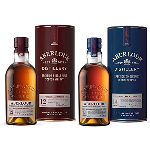 Aberlour Single Malt Whisky Bundle: Aberlour 12 Year Old Whisky & Aberlour 14 Year Old Whisky 70cl