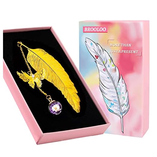 Regalos Originales para Mujer Profesora Navidad - Marcapaginas Originales Plumas Manualidades Papeleria Bonita Ideas Elegantes Regalo Mujer Joven Profesores Maestra Madres Abuela Amigo Novia Hermanas