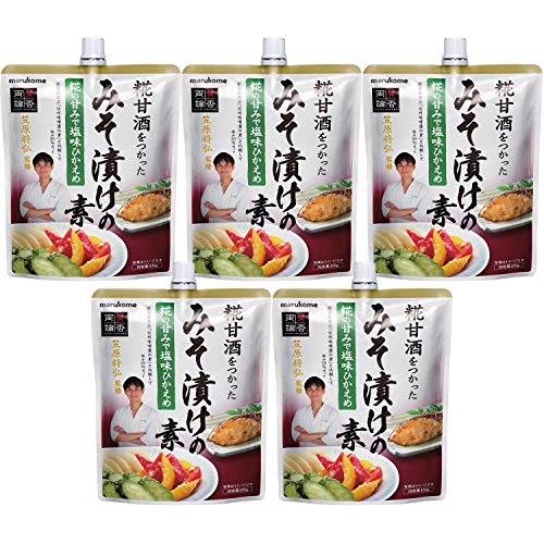 マルコメ 賛否両論 糀甘酒をつかったみそ漬けの素 400g ×5個