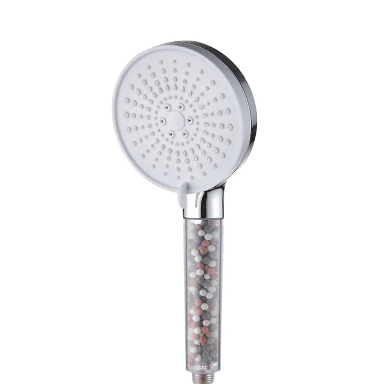 Alcachofa de ducha Bathroom Handheld 5-speed Adjustment Filter Booster Shower Head Hard Water Softening Set(Silver)