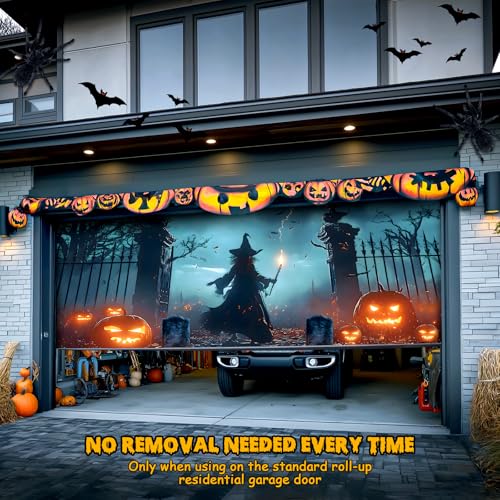 Halloween 7x16ft Garage Door Cover - image 4