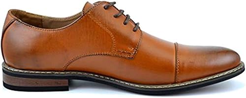 Vista 3 de DREAM PAIRS Prince - Zapatos de vestir clásicos y modernos formales Oxford con cordones, para hombre