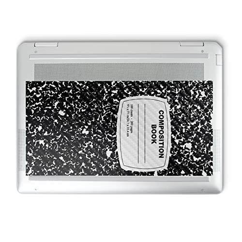 Image of MightySkins Carbon Fiber Skin Compatible with HP Spectre x360 14 inch (2022) Full Wrap Kit - Composition Book | Protective, Durable Textured Carbon Fiber Finish | Easy to Apply | Made in The USA