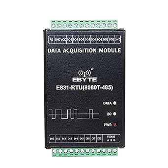 E831-RTU8080T-485 Modbus RTU IO Controller 8 Channel Digital Quantity Input Relay Output Wireless IoT Modem