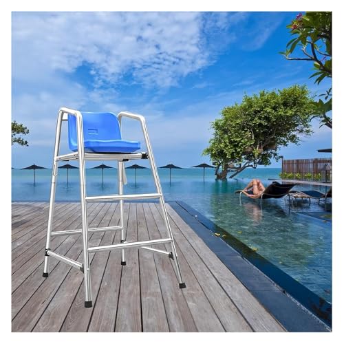 Silla salvavidas desmontable para piscina, torre de observación de seguridad de 3 escalones para entornos acuáticos exteriores e interiores