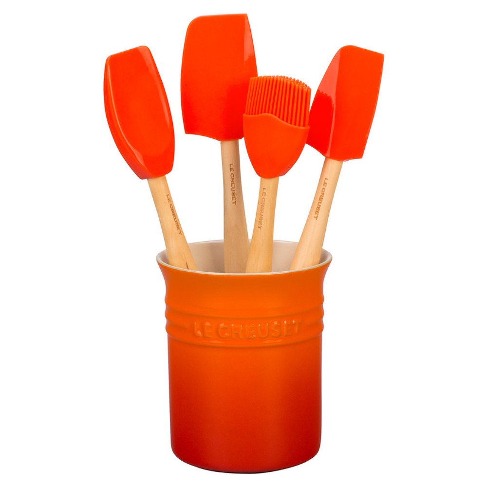 Le Creuset Classic Kochkellen-Set 5tlg. Craft 1.1 L Ofenrot