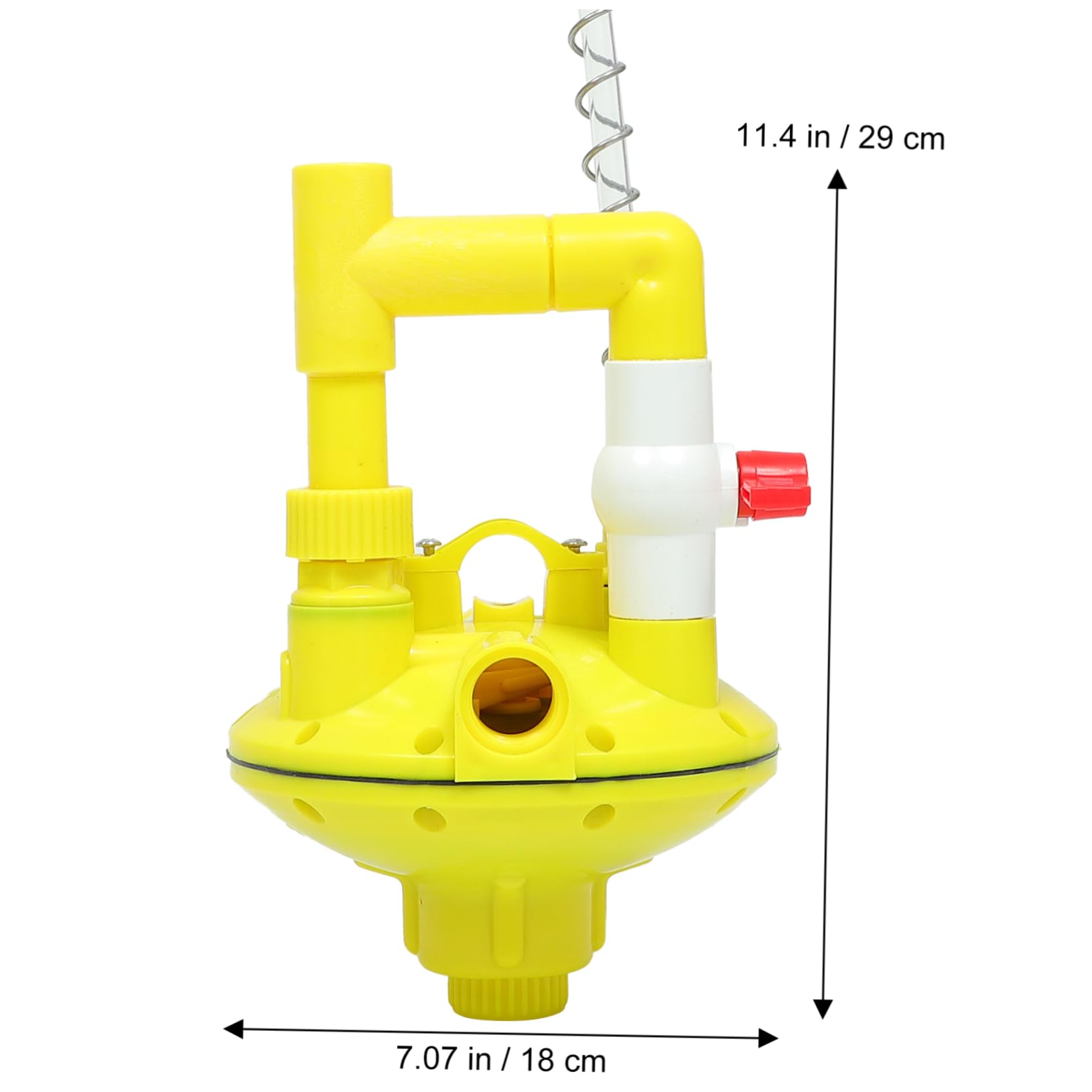 Regolatore Pressione per Abbeveratoi Galline Accessorio per Attrezzature Avicole Pratico e per Linee per Pollame Resistente e Sicura per Allevamenti Galline
