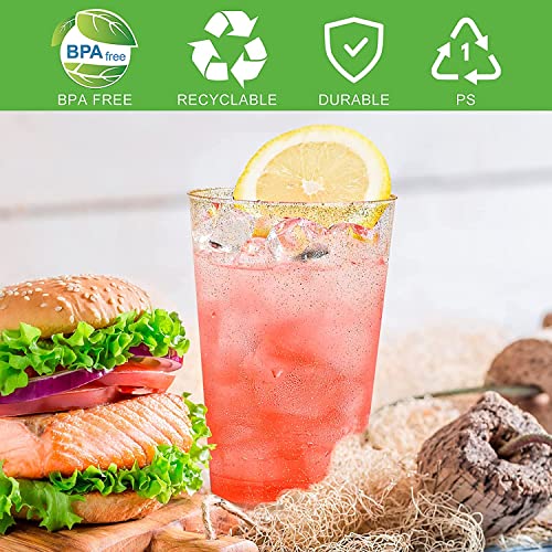 KAHEIGN 50Pcs Clear Plastic Cups - Image 2