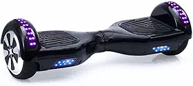 Hoverboard Skate Elétrico 6.5' com Bolsa Led Bluetooth Preto Brinovar