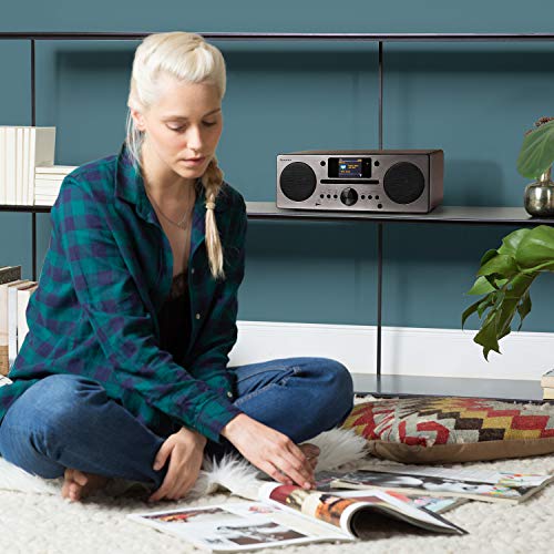 auna Harvard IR compact systeem - internet/DAB + en FM-radio, cd-speler, Spotify Connect, Bluetooth, 2,4"HCC-display, UNDOK-app, USB-poort, wit - Image 3