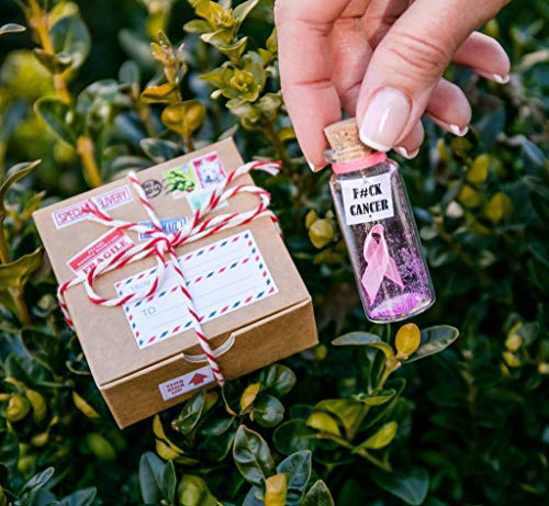 Inspiring Pink Cancer Ribbon Gift for Women - Mindfulness Wish Jar for Breast Cancer Survivors and Supporters - Image 6
