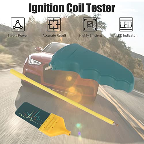 Spark Plug Tester, Builtin 120Mah Battery Coil On Plug Fast Ignition Tester Professional Powerful Check Diagnostic Tool Diagnostic Tools #TOP1