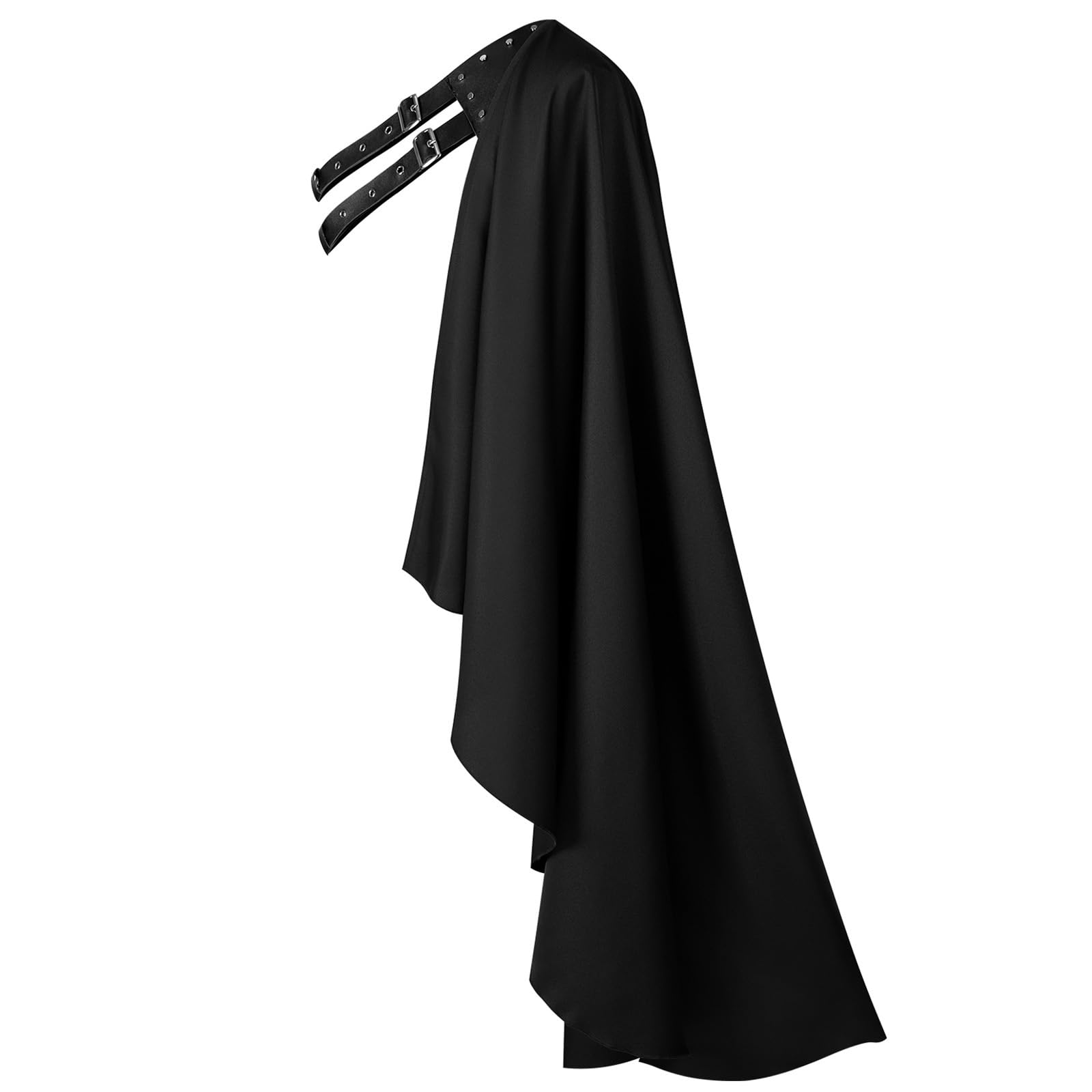 Mens Renaissance Shawl Half Shoulder Knight Medieval Costume Mens or Halloween LARP Cosplay Halloween Carnival Stage Performance Medieval Tudor Half Shoulder Cape Renaissance Shawl Cloak โ image 1