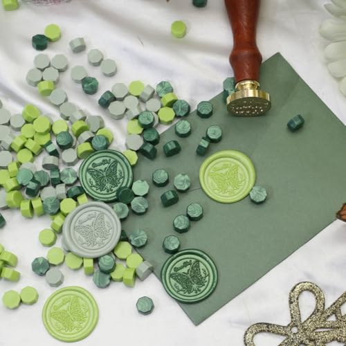 Kit de perles de cire à cacheter, coffret cadeau pour décors et invitations - 3