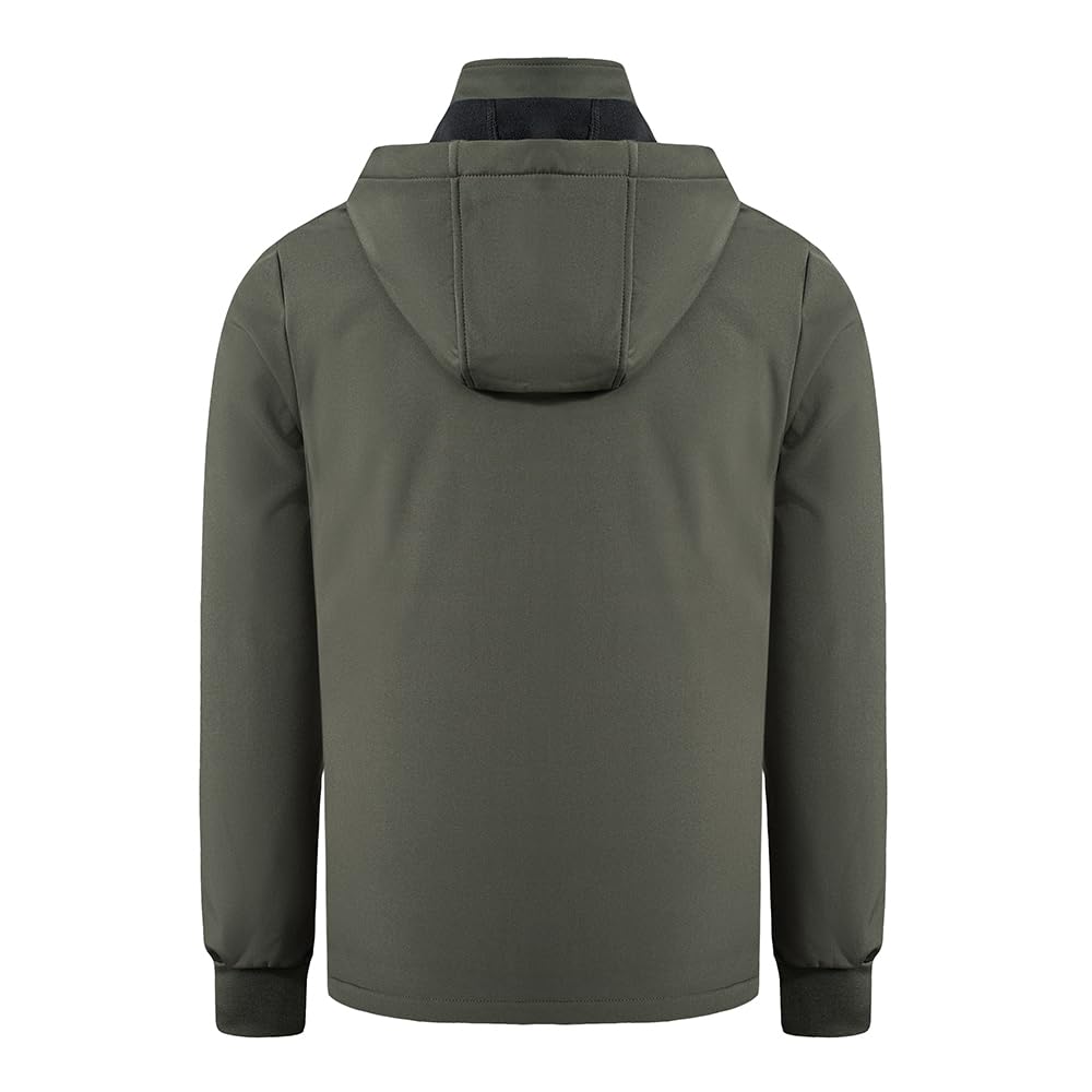 TONY BACKER Giacca Jacket Uomo In Softshell Impermeabile Antivento con Cappuccio Giubbotto Caldo Per Trekking Casual 6860