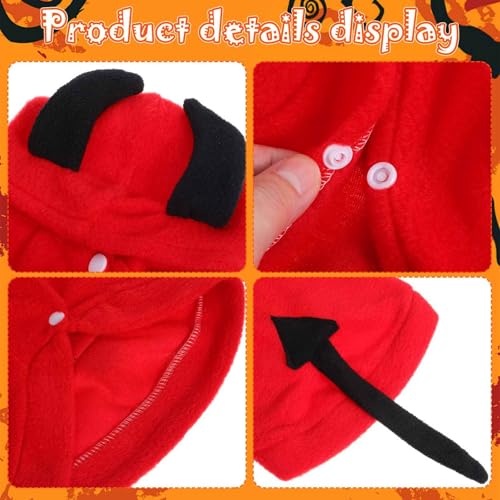 Disfraz Demonio Halloween para Perros Talla L miniatura 7