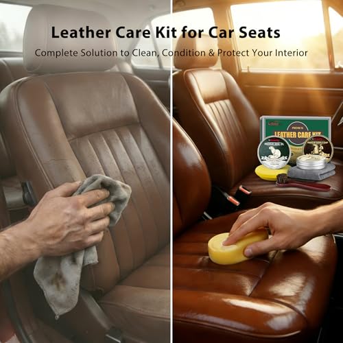 Eclatify 5-in-1 Leather Boots Care Kit, Leather Shoe Cleaner & Conditioner with Saddle Soap and Mink Oil, Leather Care Set for Cowboy Boots, Jackets, Handbags, Car Interiors, Gift for Leather Lovers by Eclatify - Image 5