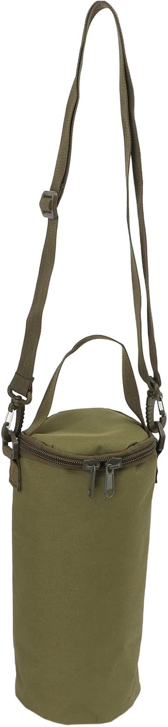 Large Capacity Camping Storage Bag with Double Zipper, Gas Cylinder Cover 1000D Nylon Organizer with Adjustable Shoulder Strap for Gas Tanks Camping Lights Outdoor Gear（Green）