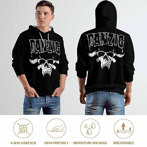 Hoodie Men's Casual 3D Graphic Printed Basic Sweatshirt Workout Pullover Clothes Shirt4