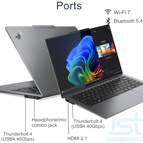 Image of Lenovo ThinkPad X9 14 Aura Edition Business AI Laptop (14 inch QHD+ OLED Touchscreen, Intel Core Ultra 7 258V, 32GB DDR5, 2TB SSD), Copilot+ PC, FP, 8MP IR Webcam, Wi-Fi 7, Win 11 Pro (Next Gen X1 carbon)