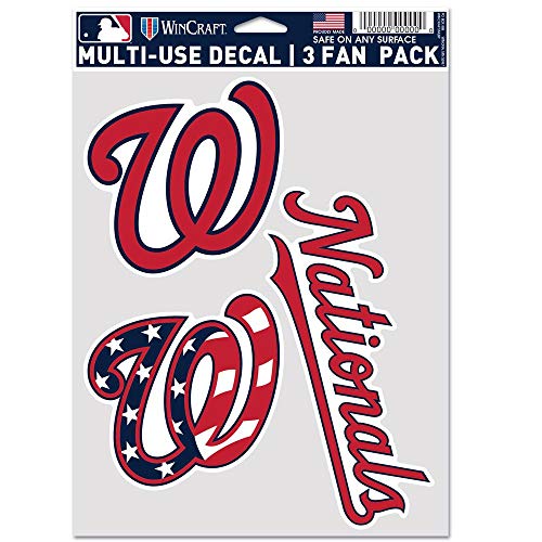 Autocollants MLB Washington Nationals sticker WinCraft taille unique baseball