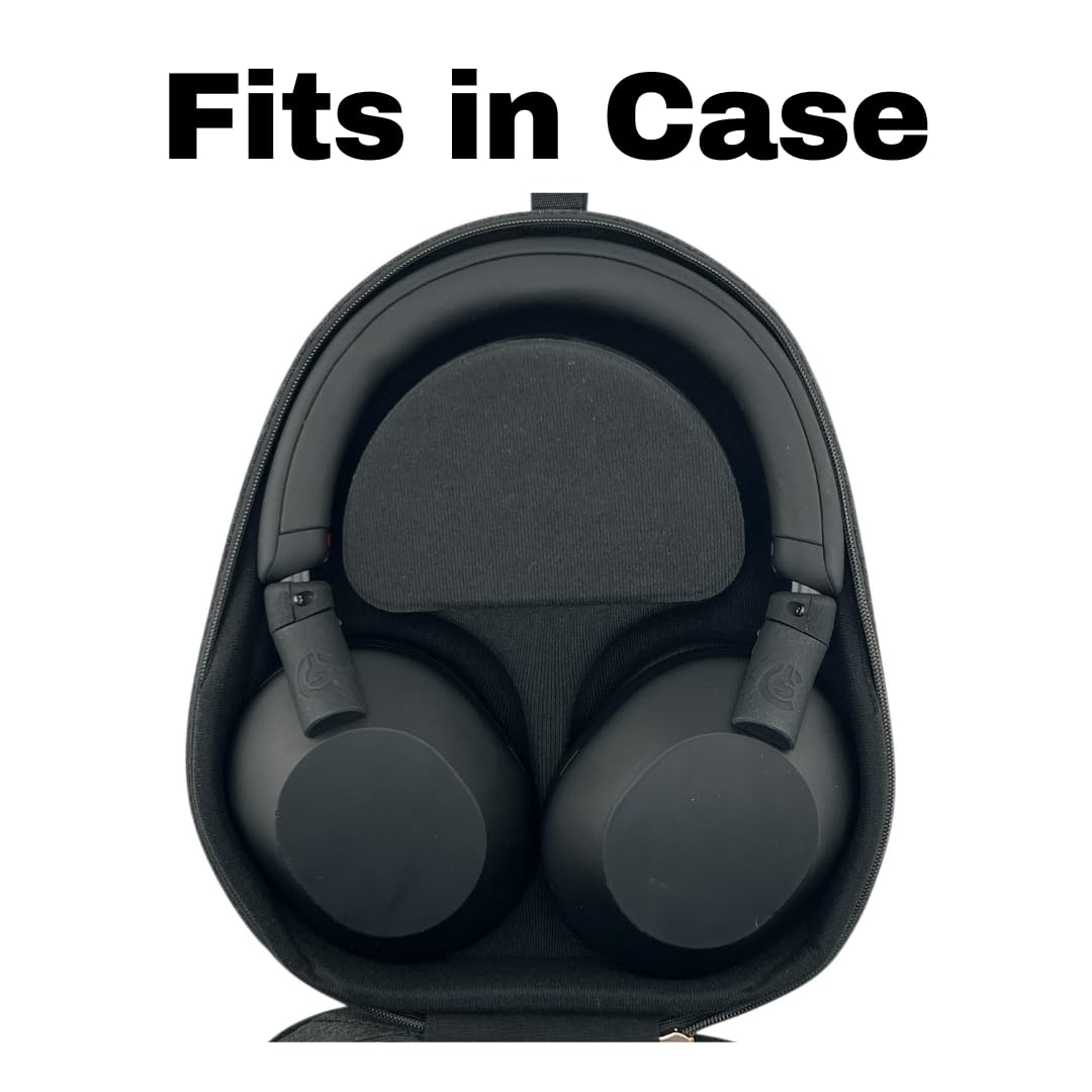CS - Kit di riparazione per cuffie Sony WH-1000XM5 XM5, fascia rotta/parti di ricambio girevoli, colore: nero