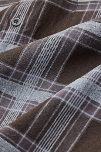 Image of SNITCH Men Casual Shirt | Regular Fit Full Sleeve Spread Collar Checkered Pattern | Durable Cotton Blend & Breathable Fabric Smart Casual Outings