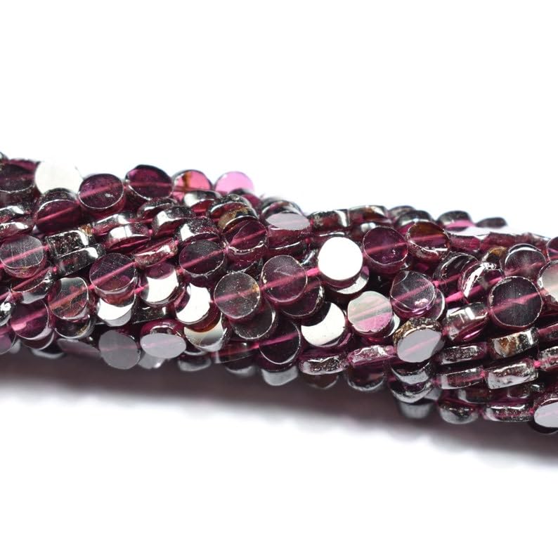 Perles en grenat de 5 mm pour fabriquer vos bijoux d'été colliers et bracelets