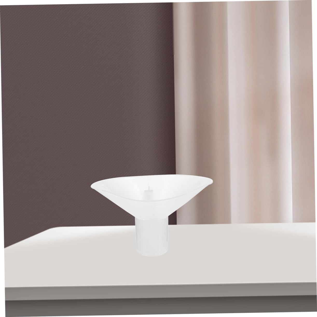 Set 4 Pezzi Bicchieri per Lavaggio degli Occhi in Plastica Bianca per Pulizia Oculare in Laboratorio