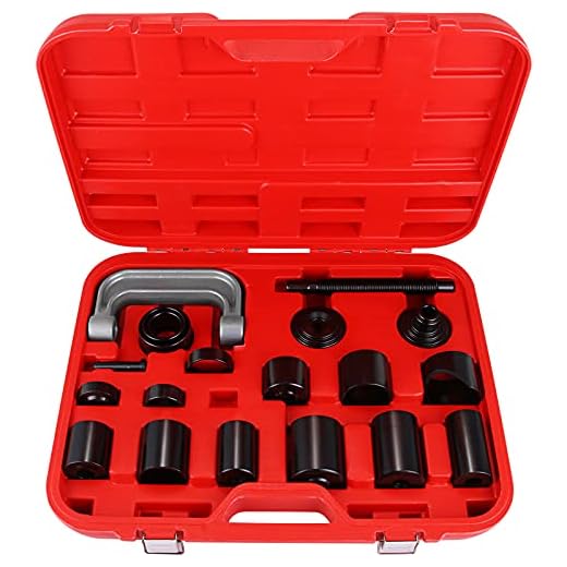 Mophorn 21Pcs Ball Joint Kit Deluxe Auto Repair Ball Joint Removal Tool Installing Master Adapter Ball Joint Service Kit for Removing and Fitting