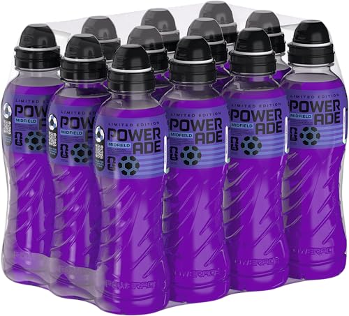 Powerade Sports Midfield, Elektrolytgetränk, Einweg Flaschen, 12 x 500 ml – Ansicht 3