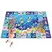 LTKOUGFAM Baby Mat for Floor, Underwater World Play Rug, ABC Kids Rugs for Playroom, Ocean Playmat Crawling Tummy Time Mat, Non-Toxic Non-Slip Foldable Mats (47.2X31.5 INCH)