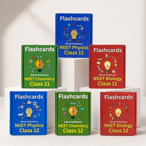 Image of Meiosis NEET PCB Flashcards Set Class 11 & 12 | Biology, Physics & Chemistry Active Recall Revision Cards for NEET UG 2027 & 2028
