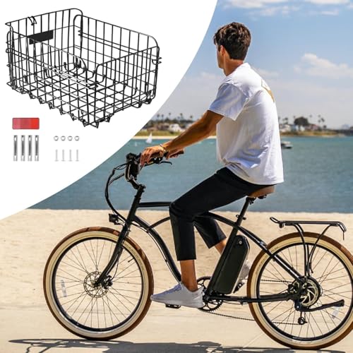 Panier arrière pliable pour vélo robuste à grande capacité de charge