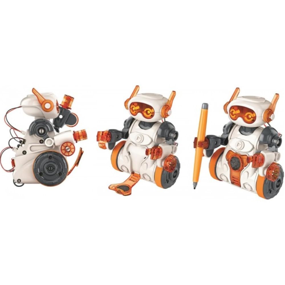 Clementoni - Mio The Robot Next Generation 2.0 - Múltiples modos de juego y aplicación gratuita - Electrónica de juego y ciencia - Luces de sonidos y movimientos - Inglés - 75143