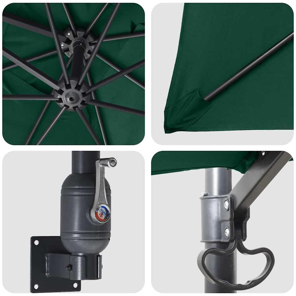 SYDE Zielony parasol ogrodowy 160 cm