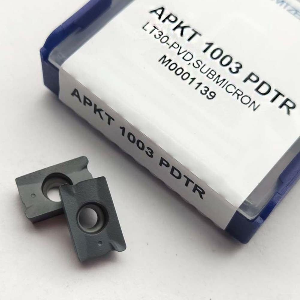 APKT 1003 PDTR Insertos de fresado, alto agarre y resistencia para corte a gran escala