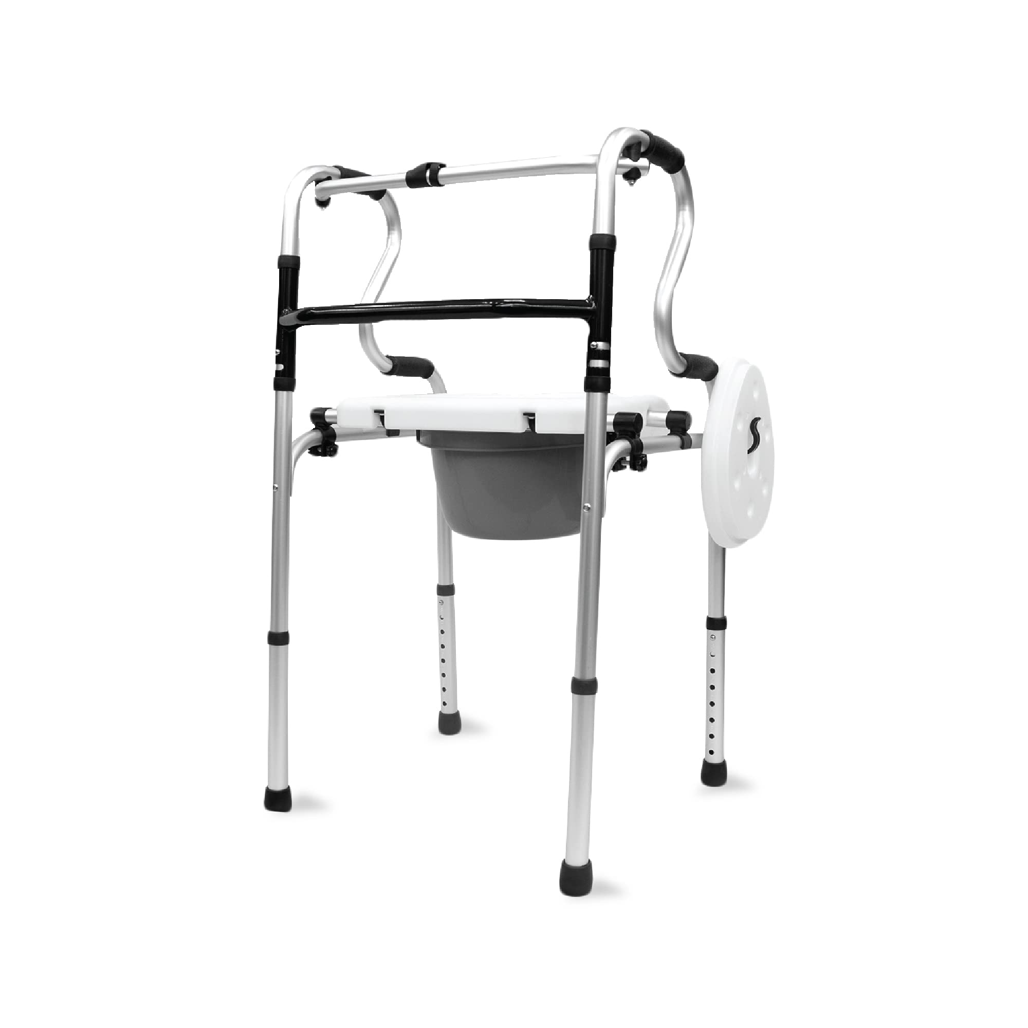Rehamo 6-in-1 Assistive Mobility Kit - Bedside Commode, Commode Surround, Walker, Shower Chair | Assists in Standing | Pregnant Woman Toilet Seat | All-in-One Solution (B091PW837G) Amazon Price History, Amazon Price Tracker