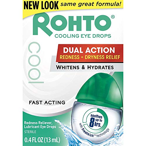 Rohto Cool Redness Relief Eye Drops 0.4 Fl Oz