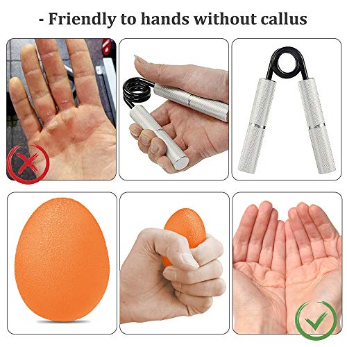 Grip Ball, Andoer Terapia com as mãos Exercício com os dedos Bola de aperto E-gg Forma Força Formado