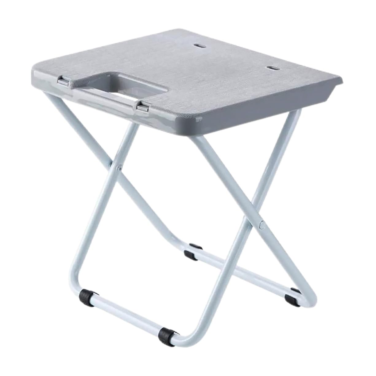 BESPORTBLE Sgabello Pieghevole Portatile in PP e Ferro Resistente e Leggero per Giardino Cucina e Campeggio Sedia Compatta da Esterno e Interno Facile da Trasportare per Pesca e Viaggi