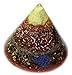 Produktbild Budawi® - Orgonit Pyramide (Kegel Pyramide), Edelstein Pyramide aus Edelsteinen und Metallen
