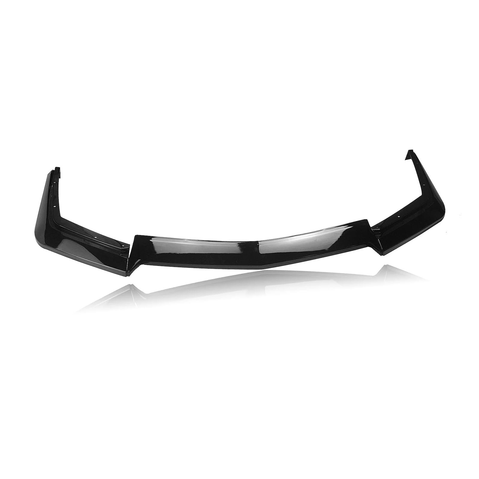 Car Front Bumper Spoiler For Cadillac CTS-V 2009-2015 Car Lower Splitter Protector Blade Body Kit Front Spoiler Bumper Lip(GlossyBlack)