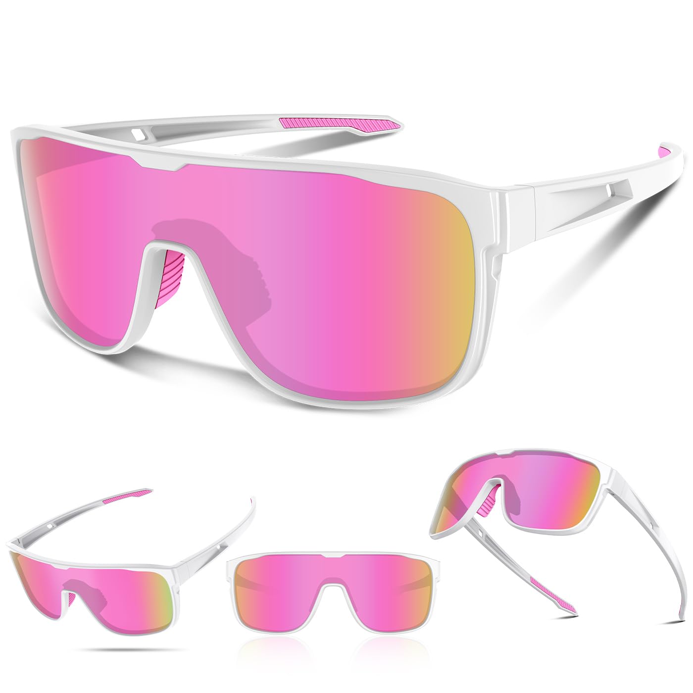 Gafas de sol deportivas polarizadas para hombres y mujeres, jóvenes, béisbol, correr, ciclismo, conducción, pesca, tenis, golf, motor TAC UV400 TR90