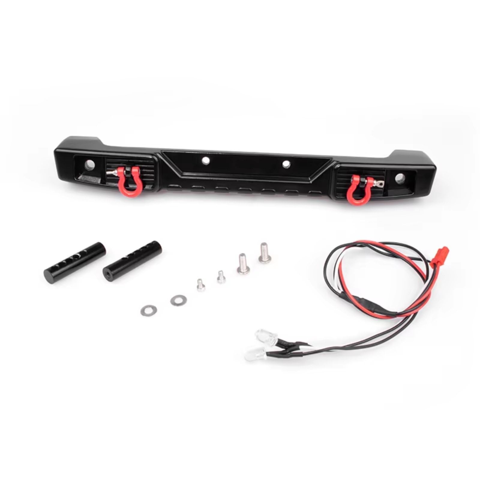Per Axial Per SCX10 III AXI03007 Paraurti Posteriore Alluminio Lavorato CNC Parti Automobili RC Aggiornamenti Accessori Componenti Ricambio Sostituzioni RC Ricambi Modellismo