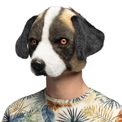 Boland - Máscara de animais de peluche para adultos, meia máscara realista para carnaval, festas temáticas ou um evento de cosplay de animais