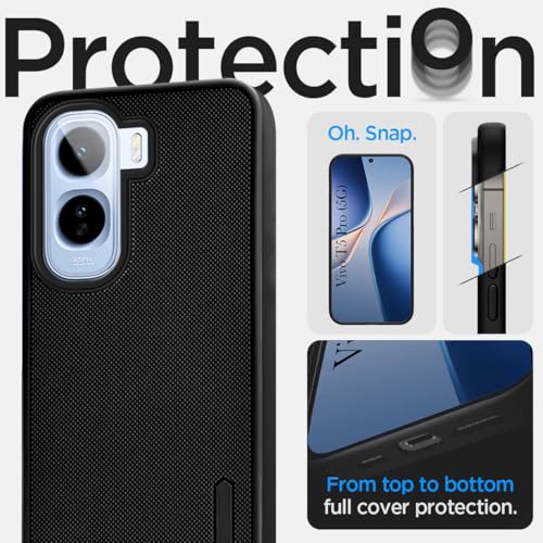 Image of Jkobi Rubberised Back Cover Case for Vivo T5 Pro 5G (Textured Grip Design | Camera Protection | Slim and Light Weight | Soft Touch and Feel)