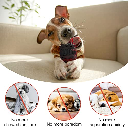 Pamlulu Dog Toys For Aggressive Chewers, Indestructible Dog Toy For Medium Dog, Tough Teething Toys Rubber Chew Toys For Puppies Dogs, Durable Dog Toothbrush Toy, Puppy Dog Gifts For Birthday #TOP3