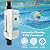 EODSAD Saltwater Chlorine Generator System, EC12 Saltwater Pool System for inground Pools, Salt Water Pool Chlorination System Replacement for Hayward Saltwater System, 15,000 gallons